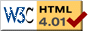 Valid HTML 4.01! - Pr&uuml;fung der HTML-Seite auf W3C-Konformit�t als Basis f�r eine Barriere-Freiheit