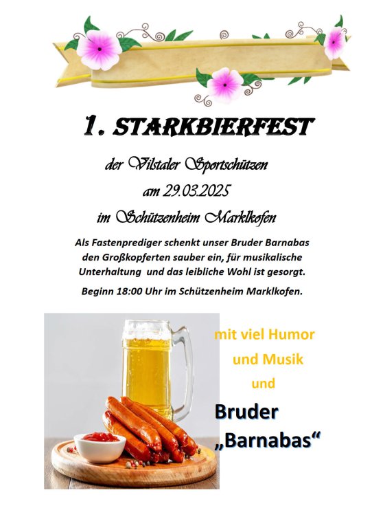 starkbierfest vilstaler schützen