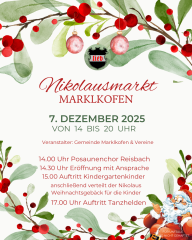 Nikolausmarkt Marklkofen 2025 Nikolausmarkt Marklkofen 2025