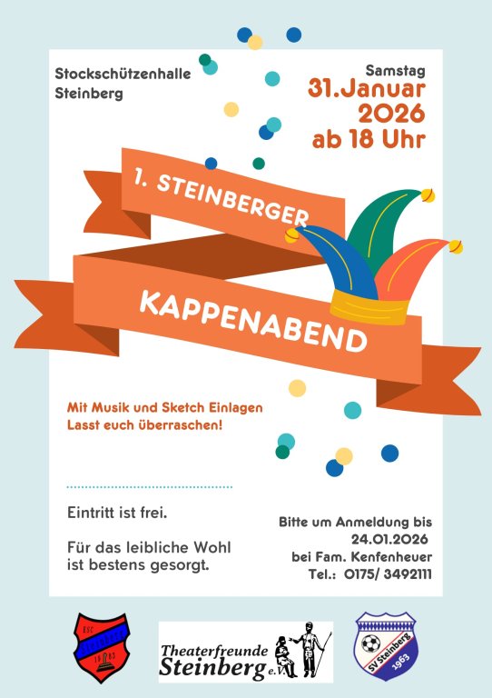 kappenabend steinberg 2025 kappenabend steinberg 2025