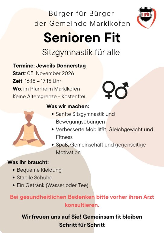 Flyer Sitzgymnastik Flyer Sitzgymnastik