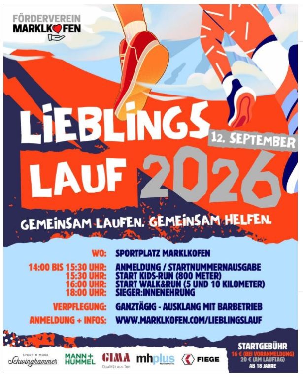 Lieblingslauf 2026 - Programm