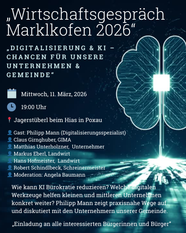 Wirtschaftsgespräch Marklkofen 2026