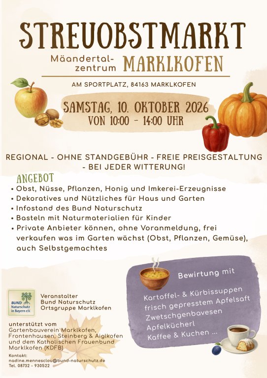 streuobstmarkt plakat 2026